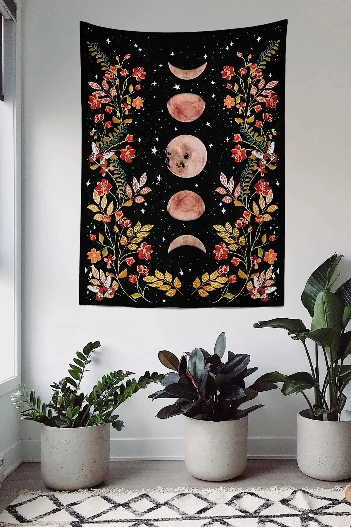 Moon Flower Duvar Örtüsü