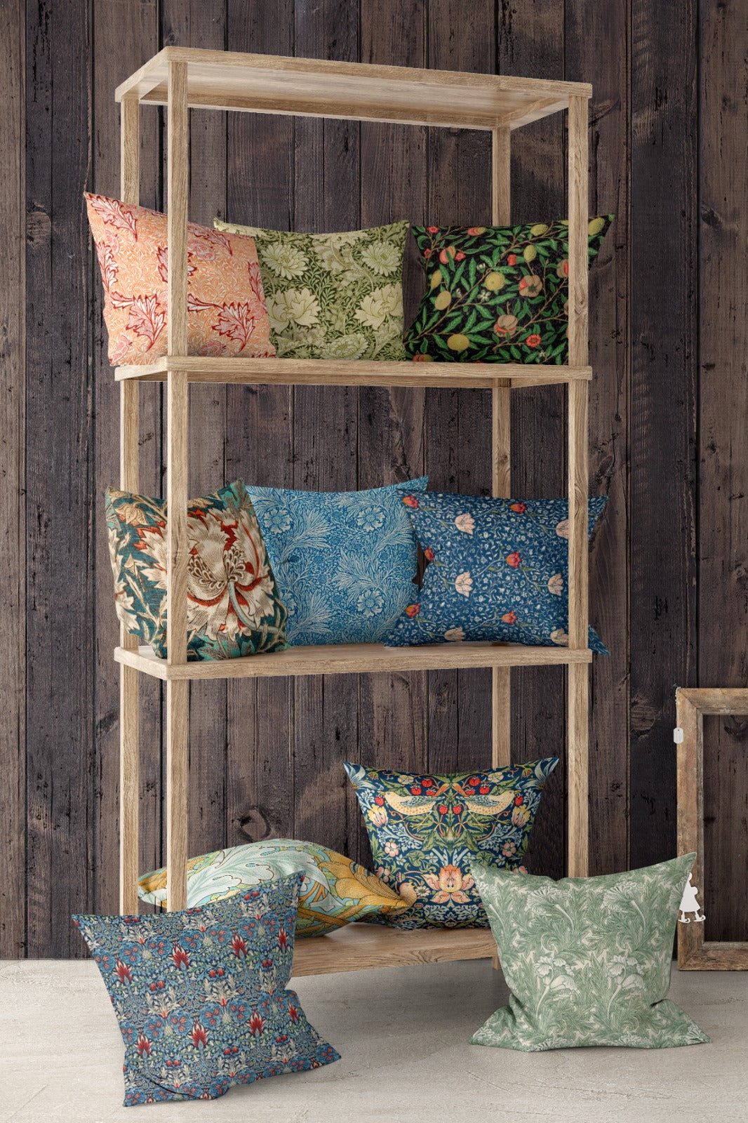 William Morris 10'lu Kırlent Kılıfı Seti