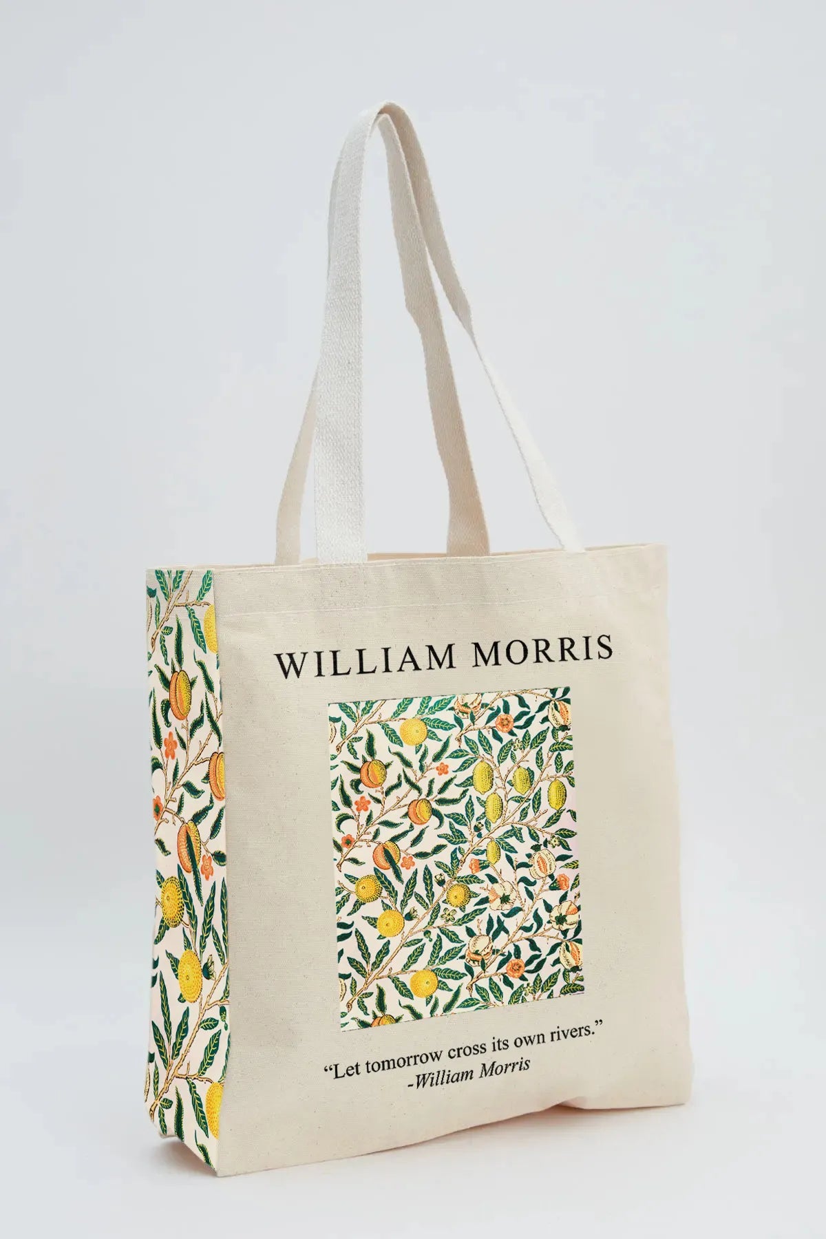 Fonksy William Morris Lemon Tree Kanvas Omuz Çantası