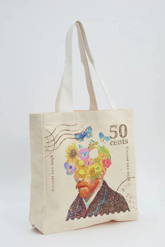 Fonksy Van Gogh Portre Kanvas Omuz Çantası