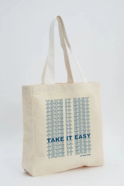 Fonksy Take It Easy Kanvas Omuz Çantası