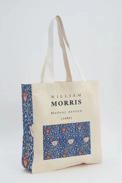 Fonksy William Morris Medway Pattern Kanvas Omuz Çantası