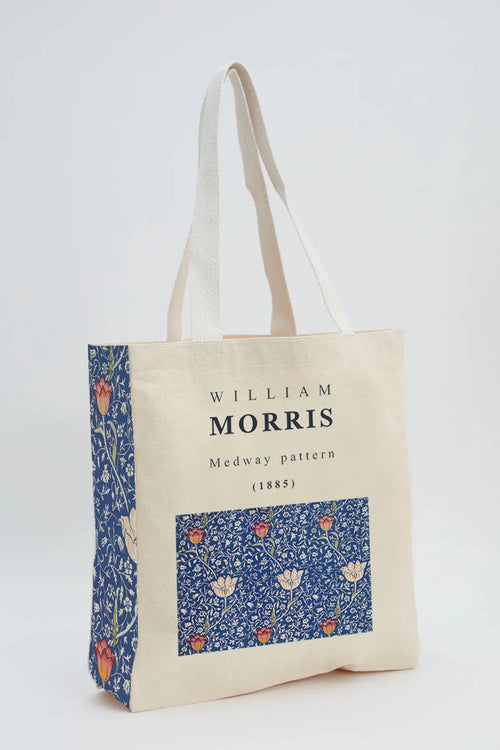 Fonksy William Morris Medway Pattern Kanvas Omuz Çantası