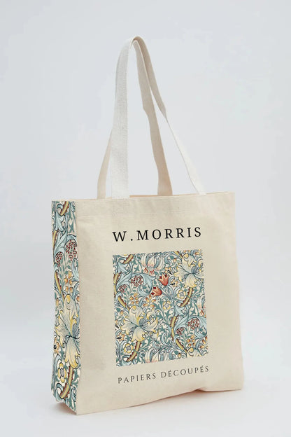 Fonksy William Morris Papiers Kanvas Omuz Çantası