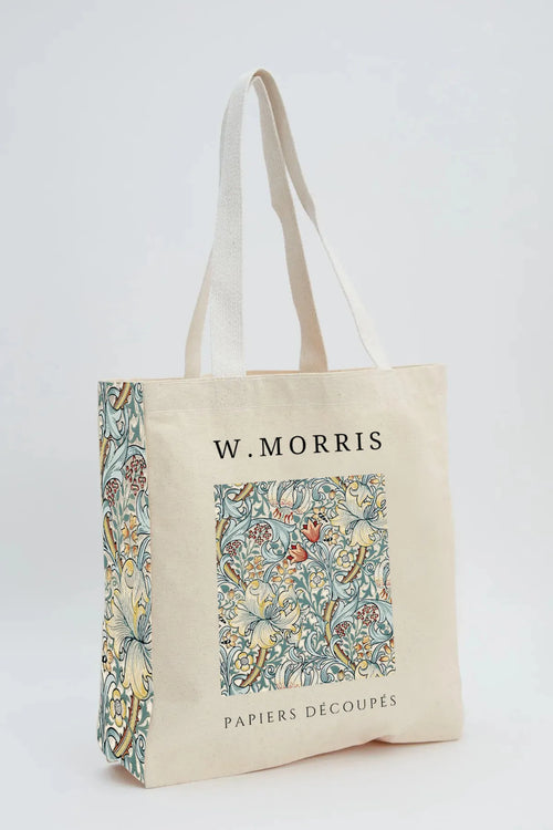 Fonksy William Morris Papiers Kanvas Omuz Çantası