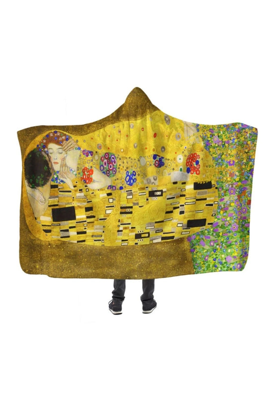 Gustav Klimt The Kiss Kapşonlu Battaniye